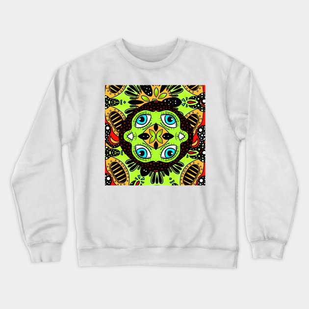 Mandala 3 Crewneck Sweatshirt by fakeface